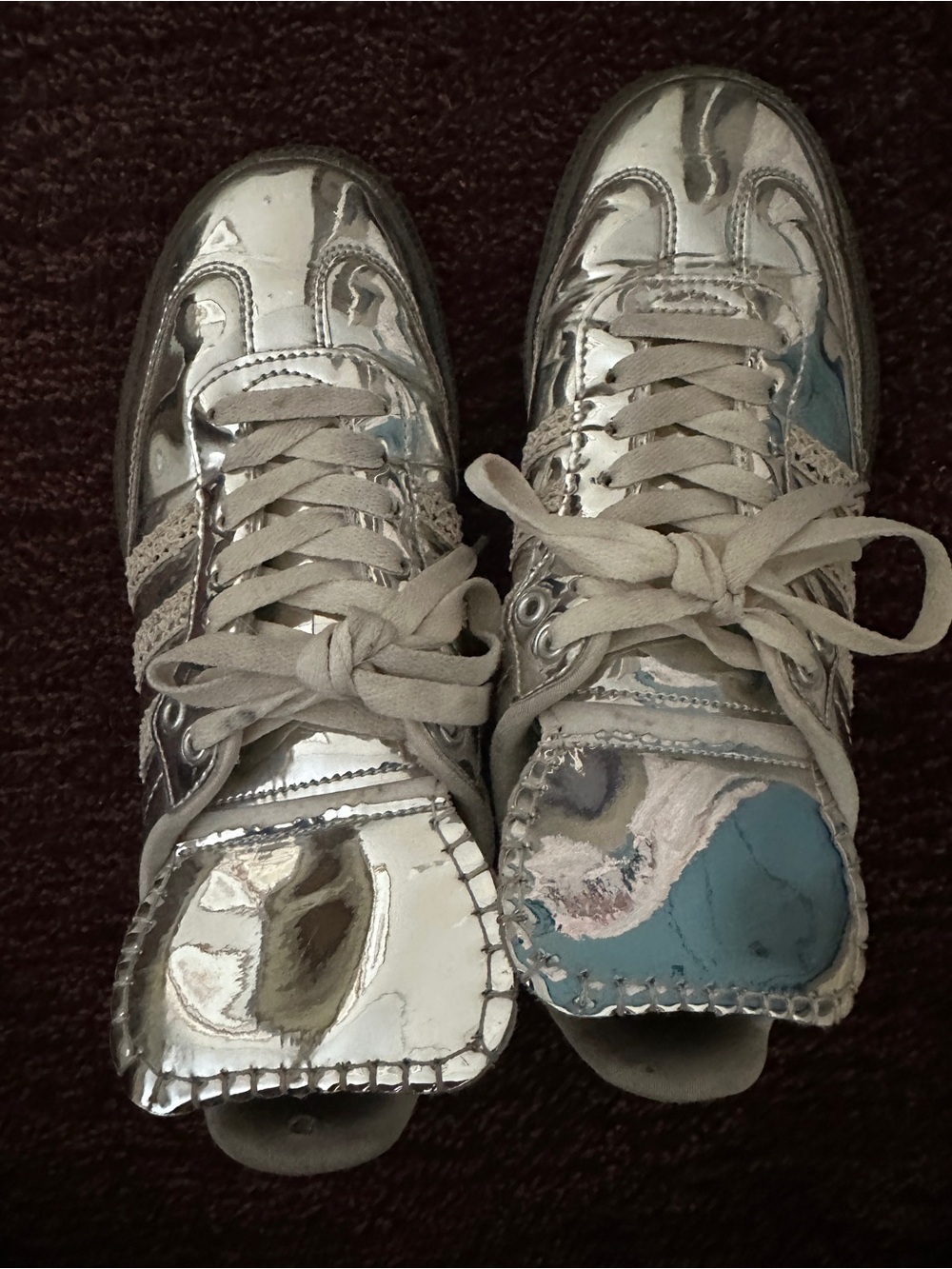 Silver Wales Bonner x Adidas sneakers